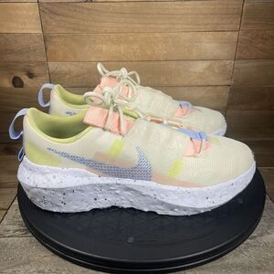 Nike Wmns Crater Impact Volt Yellow Womens 6.5 Casual Lifestyle Shoes CW2386-700